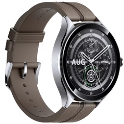 Xiaomi Watch 2 Pro 4G bőr szíjas ezüst okosóra (Újracsomagolt)