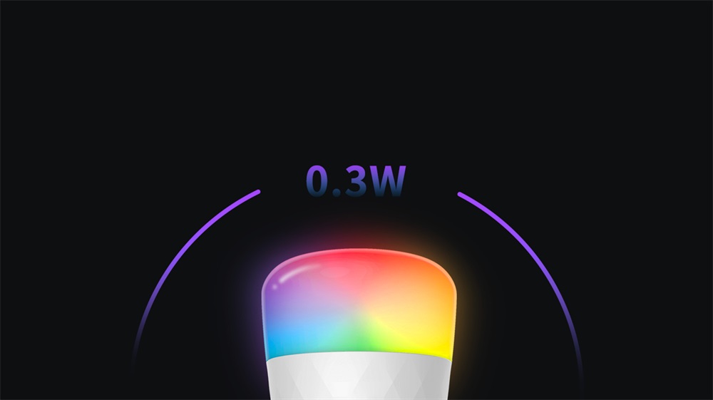Xiaomi Yeelight Smart LED Bulb W3 (Multicolor) okos izzó