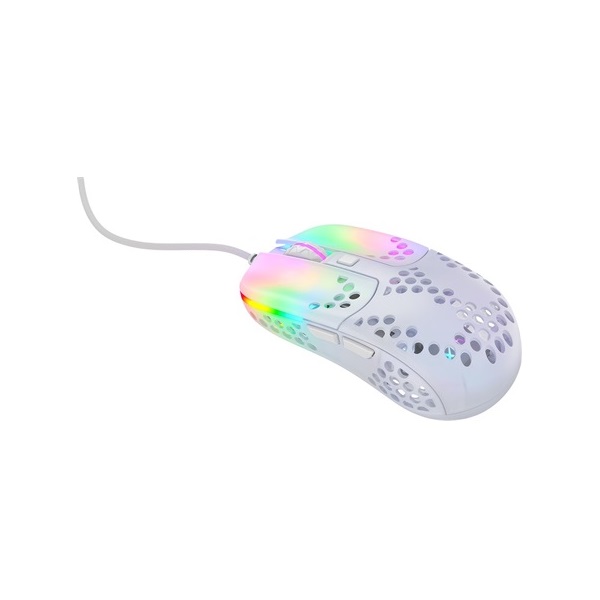 Xtrfy MZ1 Transparent optikai USB gaming egér fehér