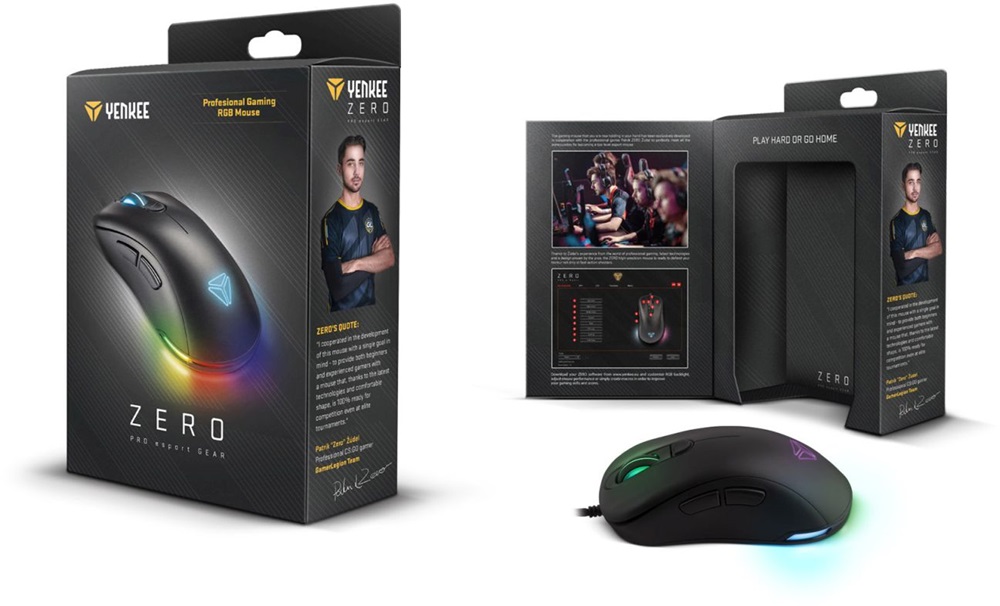 Yenkee 45016161 YMS 3000 ZERO e-Sport PRO egér