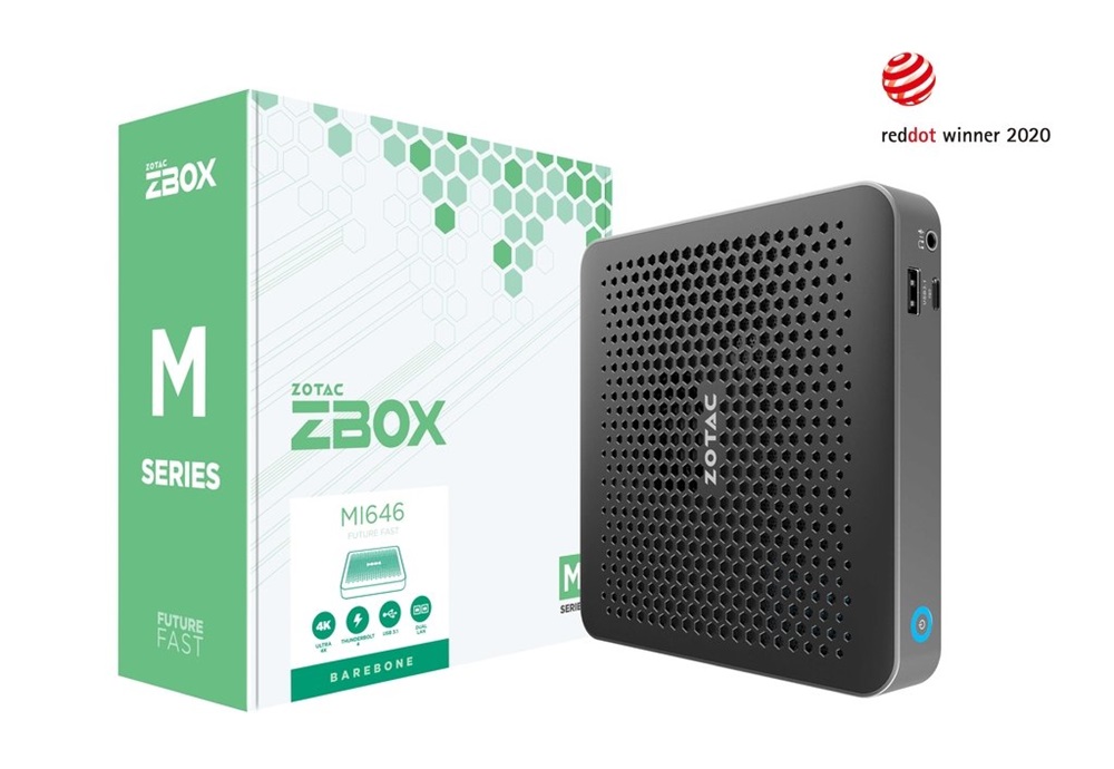 ZOTAC ZBOX edge MI646 (i5-1135G7/2x SO-DIMM DDR4/1x M.2) Intel barebone mini asztali PC