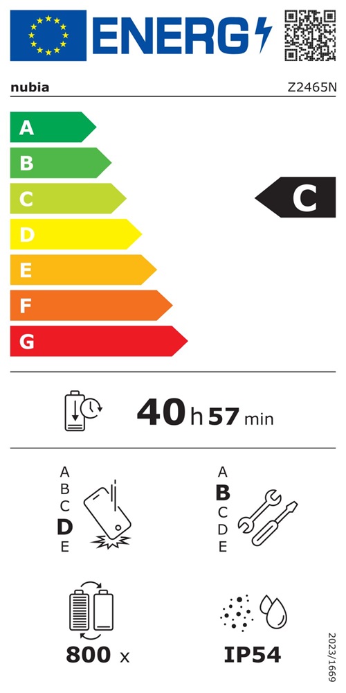 ZTE nubia Neo 3 GT 6,8" 5G 12/256GB DualSIM sárga okostelefon