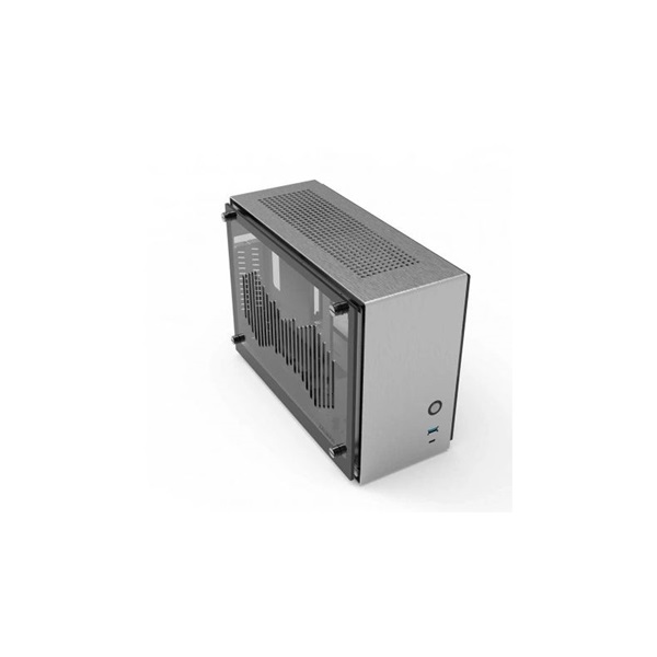 Zalman M2 Mini ezüst (Táp nélküli) ablakos mini-ITX ház