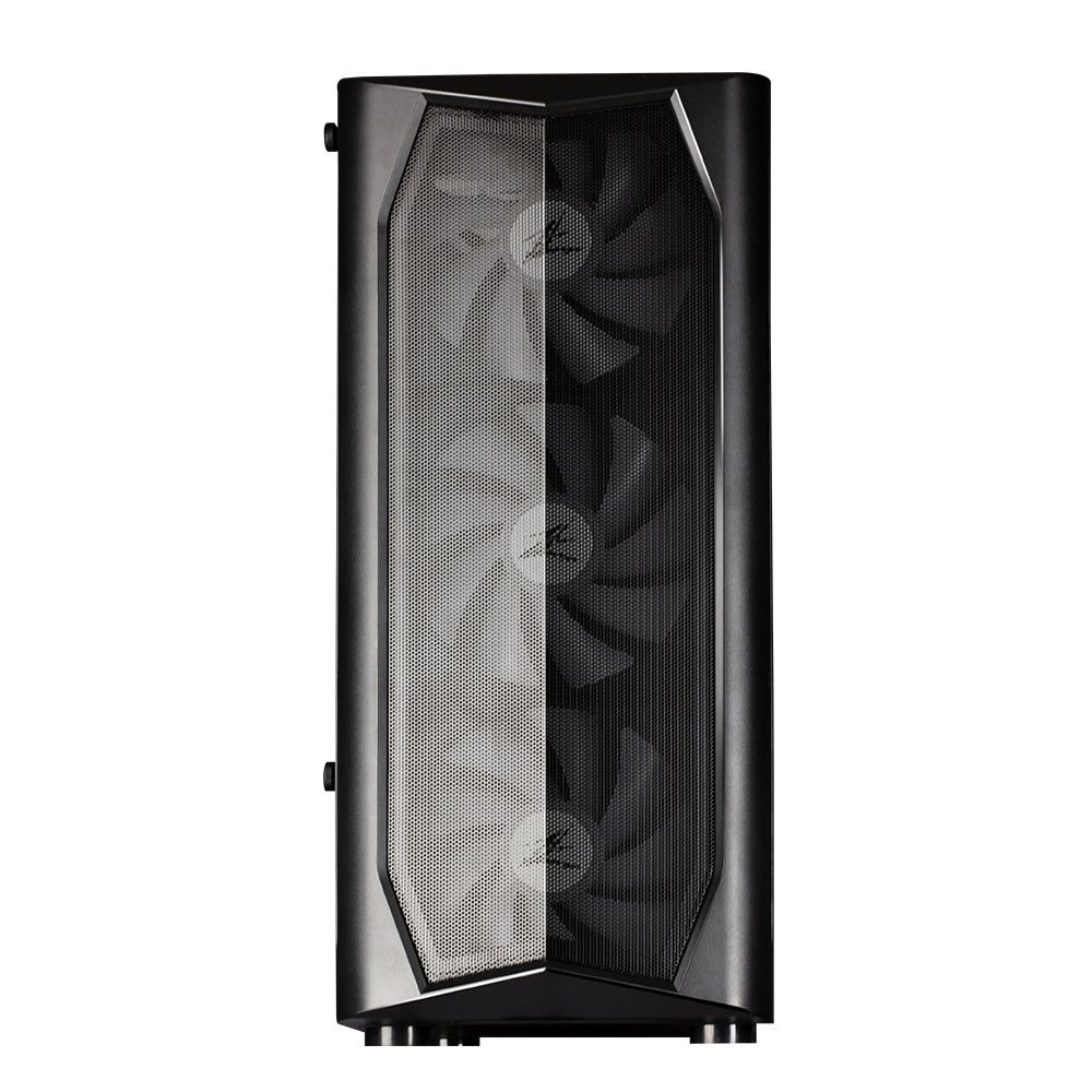 Zalman N4 REV.1 fekete (táp nélküli) ablakos ATX ház (Újszerű)