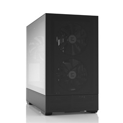 Zalman P30 Air Black fekete (táp nélküli) ablakos mATX ház