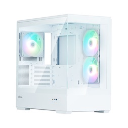 Zalman P30 White V2 fehér (táp nélküli) ablakos mATX ház