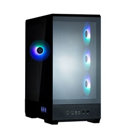 Zalman P50 DS Black fekete (táp nélküli) ablakos ATX ház