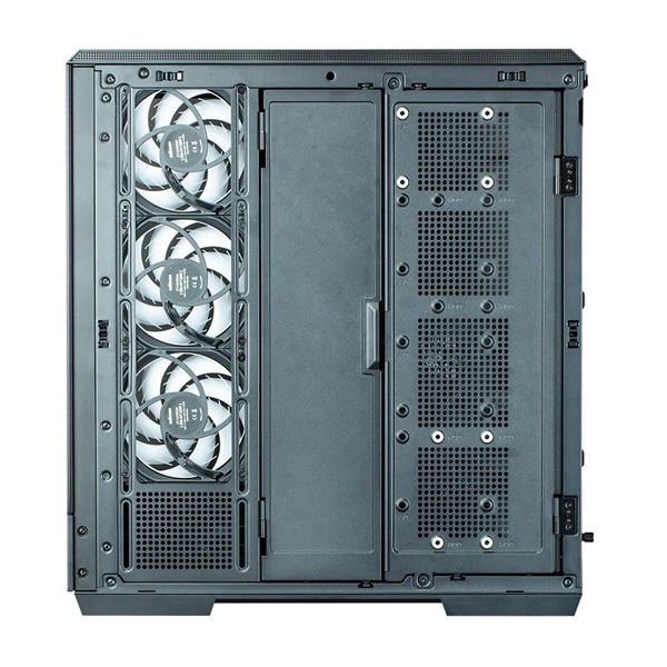 Zalman P50 DS Black fekete (táp nélküli) ablakos ATX ház