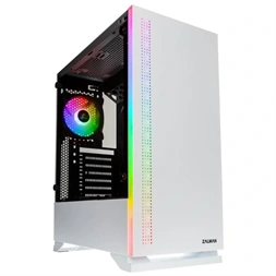 Zalman S5 fehér (táp nélküli) ablakos ATX ház