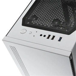 Zalman S5 fehér (táp nélküli) ablakos ATX ház