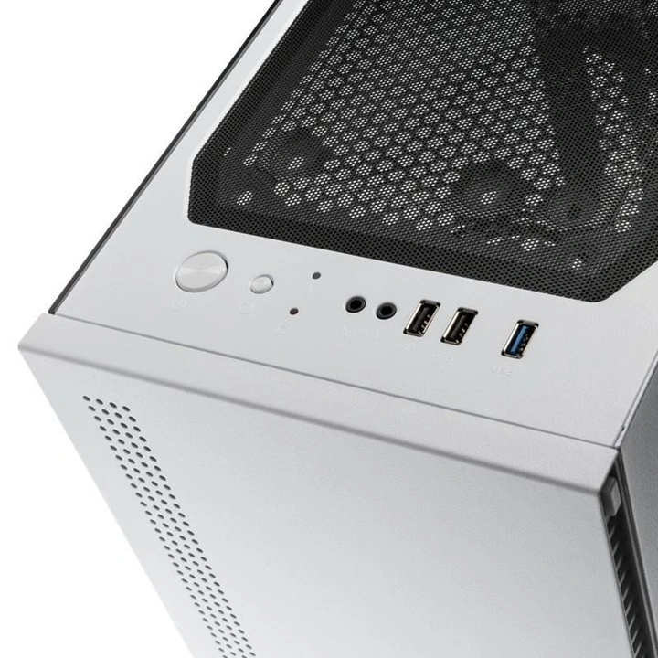 Zalman S5 fehér (táp nélküli) ablakos ATX ház