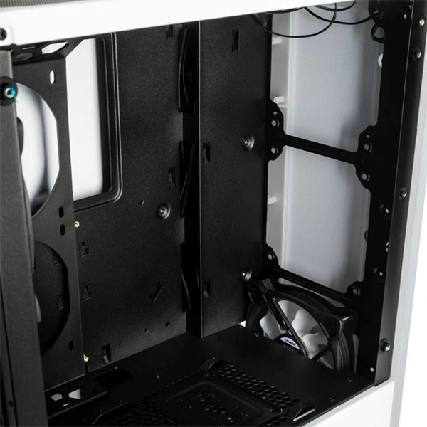 Zalman S5 fehér (táp nélküli) ablakos ATX ház