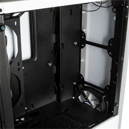 Zalman S5 fehér (táp nélküli) ablakos ATX ház