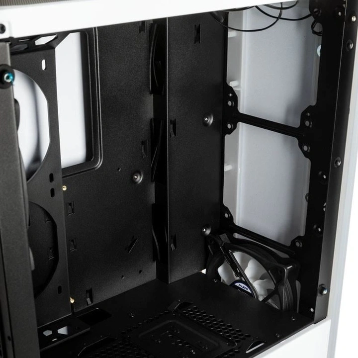 Zalman S5 fehér (táp nélküli) ablakos ATX ház