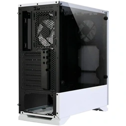 Zalman S5 fehér (táp nélküli) ablakos ATX ház