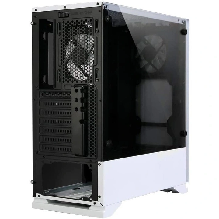 Zalman S5 fehér (táp nélküli) ablakos ATX ház