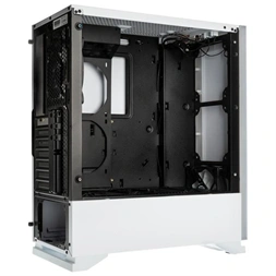 Zalman S5 fehér (táp nélküli) ablakos ATX ház