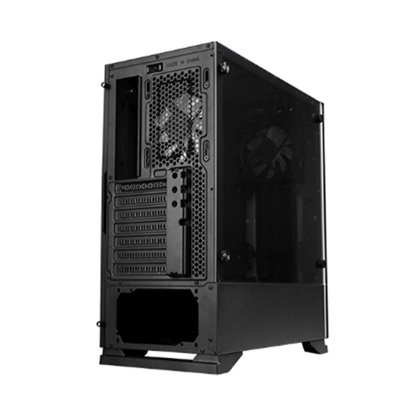 Zalman S5 fekete (táp nélküli) ablakos ATX ház (Újszerű)