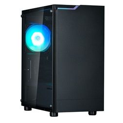 Zalman T4 PLUS Black fekete (táp nélküli) ablakos mATX ház