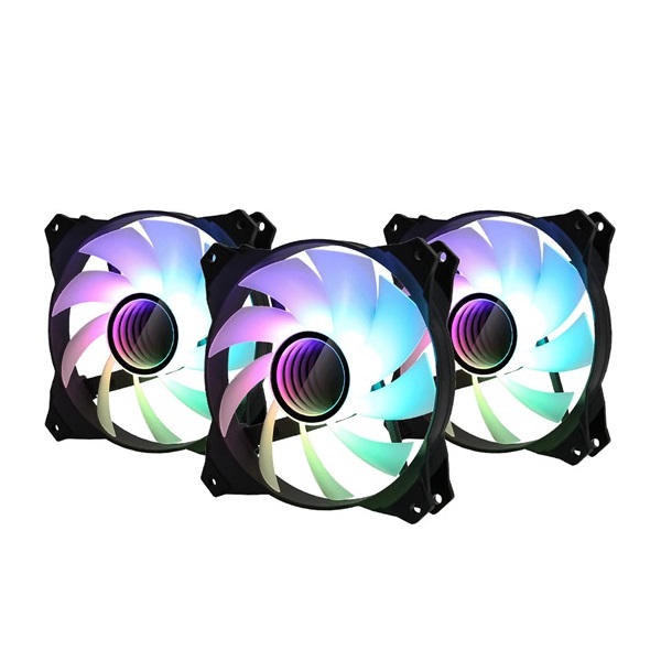 Zalman ZM-IF120 Milky White Addressable RGB ház hűtőventilátor + kontroller