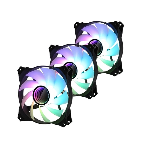 Zalman ZM-IF120 Milky White Addressable RGB ház hűtőventilátor + kontroller