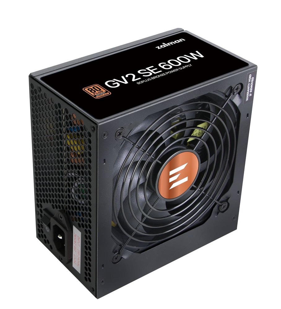 Zalman ZM600-GV2SE 600W 80+ Bronze ventillátorral dobozos tápegység