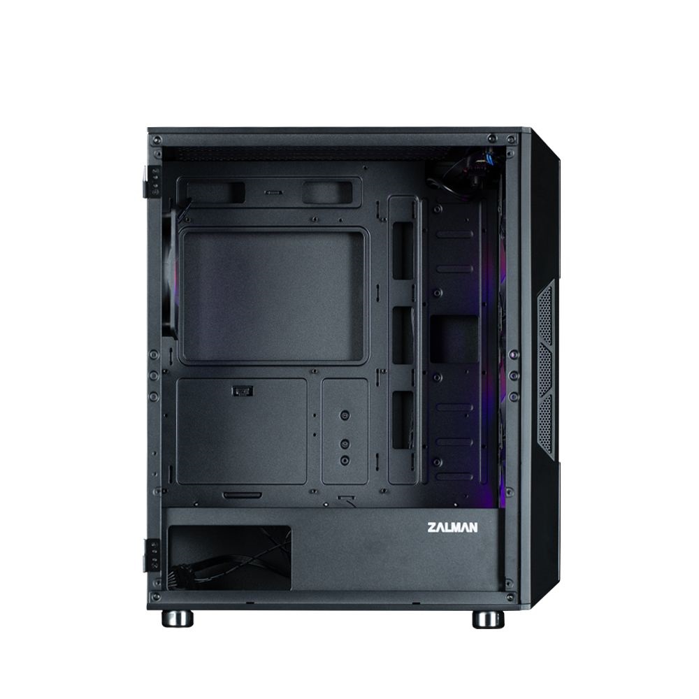 Zalman i3 Neo ARGB Black fekete (táp nélküli) ablakos ATX ház
