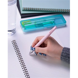 Zebra Blen 3C 0,7 szürke testű 3 színű golyóstoll