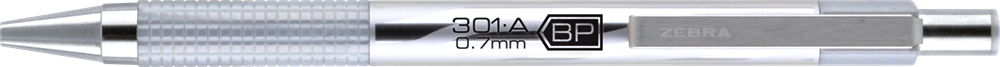 Zebra F-301A 0,7 ezüst golyóstoll
