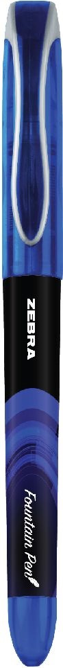 Zebra Fuente 0,6mm kék eldobható töltőtoll
