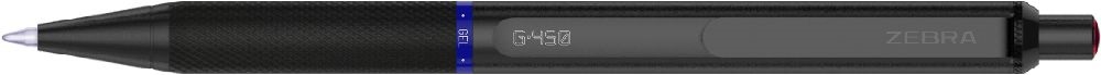 Zebra G-450 BP 0,7mm fekete testű zselés toll