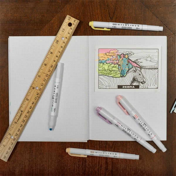 Zebra Mildliner Gentle 5 db kettős végű szövegkiemelő készlet