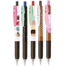 Zebra Sarasa Clip 0,7 Ice Cream 5 db zselés toll készlet