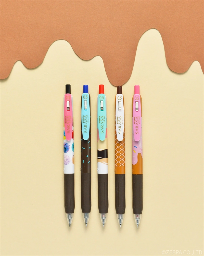 Zebra Sarasa Clip 0,7 Ice Cream 5 db zselés toll készlet