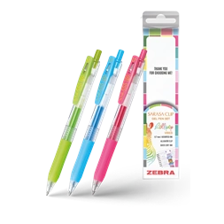 Zebra Sarasa Clip Gelpen 0,7 Lollipop vibes 3 db zseléstoll készlet