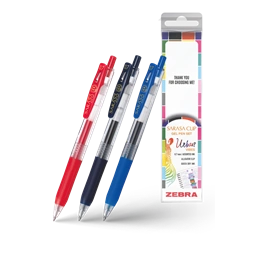 Zebra Sarasa Clip Gelpen 0,7 Urban vibes 3 db zseléstoll készlet