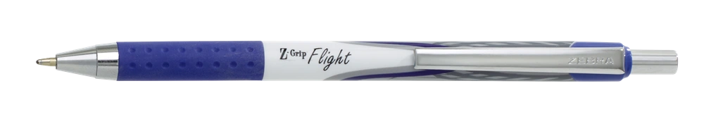 Zebra Z-Grip Flight 1,2 kék-fehér testű kék golyóstoll