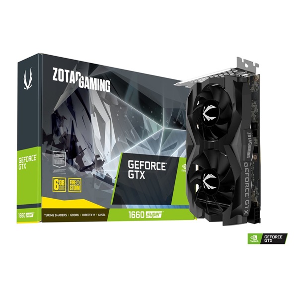 Zotac GAMING GeForce GTX 1660 SUPER nVidia 6GB GDDR6 192bit  PCIe videokártya