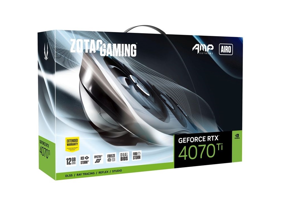 Zotac GAMING GeForce RTX 4070 Ti AMP Extreme Airo nVidia 12GB GDDR6X 192bit PCIe videókártya