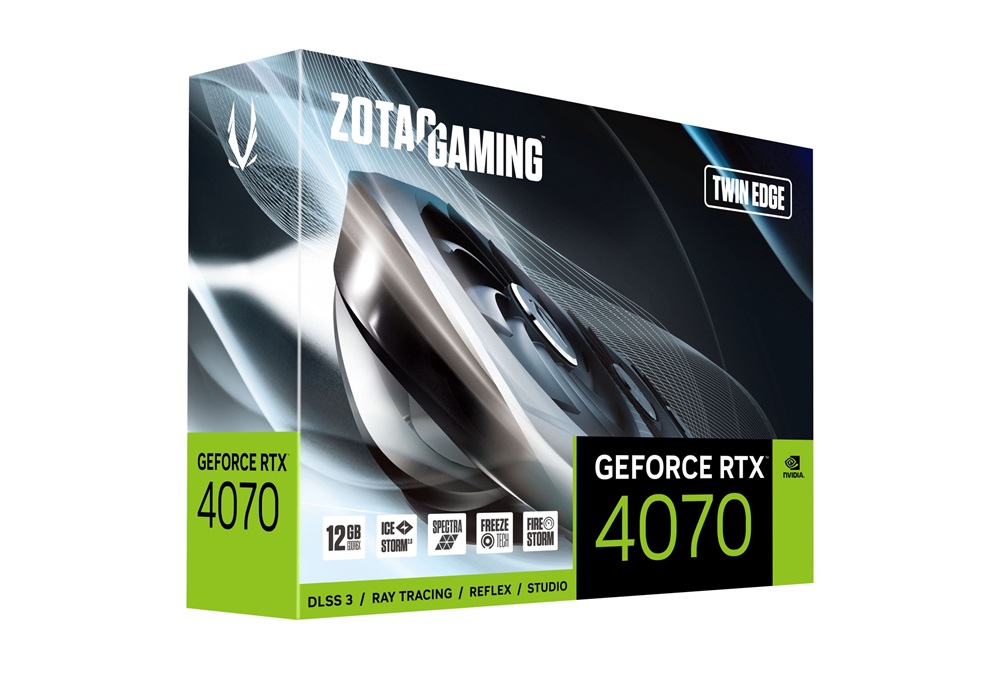 Zotac GAMING GeForce RTX 4070 Twin Edge nVidia 12GB GDDR6X 192bit PCIe videókártya