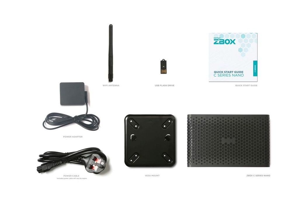 Zotac ZBOX-CI649NANO-BE Mini/Core i5-1335U/fekete barebone asztali számítógép