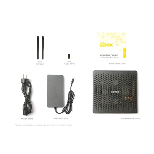 Zotac ZBOX-EN374070C-BE-W5B Mini/Core i7-13700HX/16GB/1TB/Win11/RTX 4070/fekete asztali számítógép