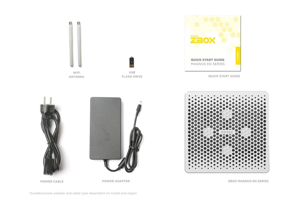 Zotac ZBOX-EN374070W-BE-W5B Mini/Core i7-13700HX/16GB/1TB/Win11/RTX 4070/fehér asztali számítógép