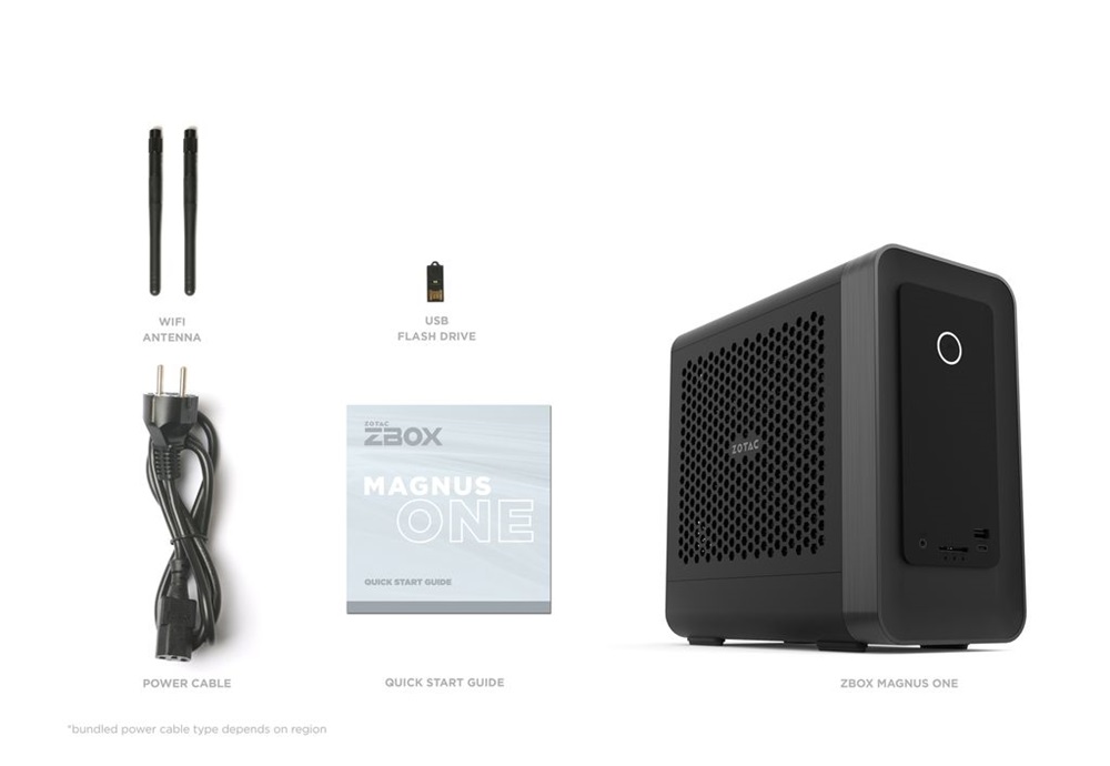 Zotac ZBOX-ERP54060C-BE Mini/Core i5-13400/RTX 4060/fekete barebone asztali számítógép