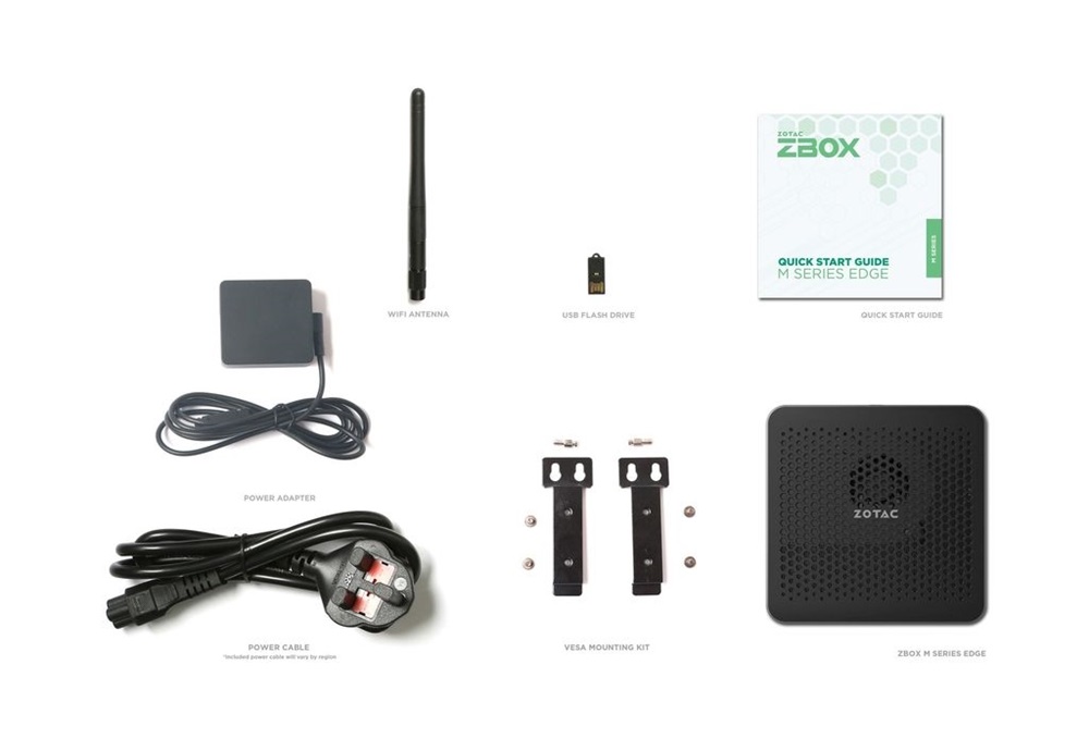 Zotac ZBOX-MI668-BE Mini/Core i7-1360P/fekete barebone asztali számítógép