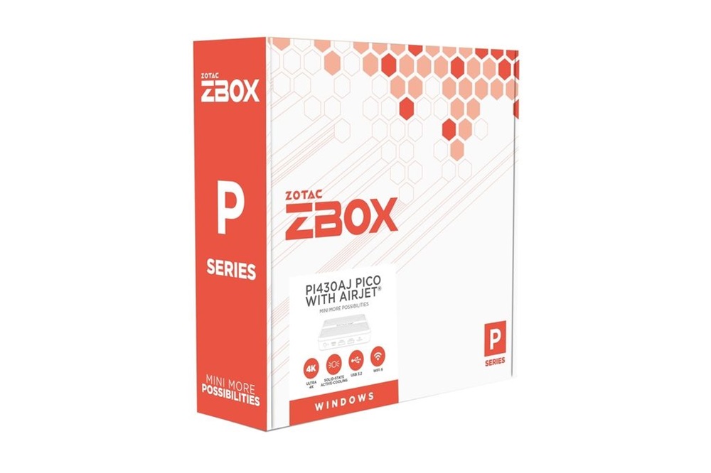 Zotac ZBOX-PI430AJ-BE Mini/Intel N300/8GB/FreeDOS/fekete asztali számítógép