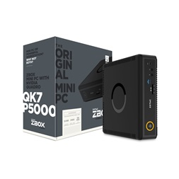 Zotac ZBOX QK7P5000  (i7-7700T/2x SO-DIMM DDR4/1x SATA, 1x M.2/ QUADRO P5000 16GB GDDR5) mini Intel barbone asztali PC