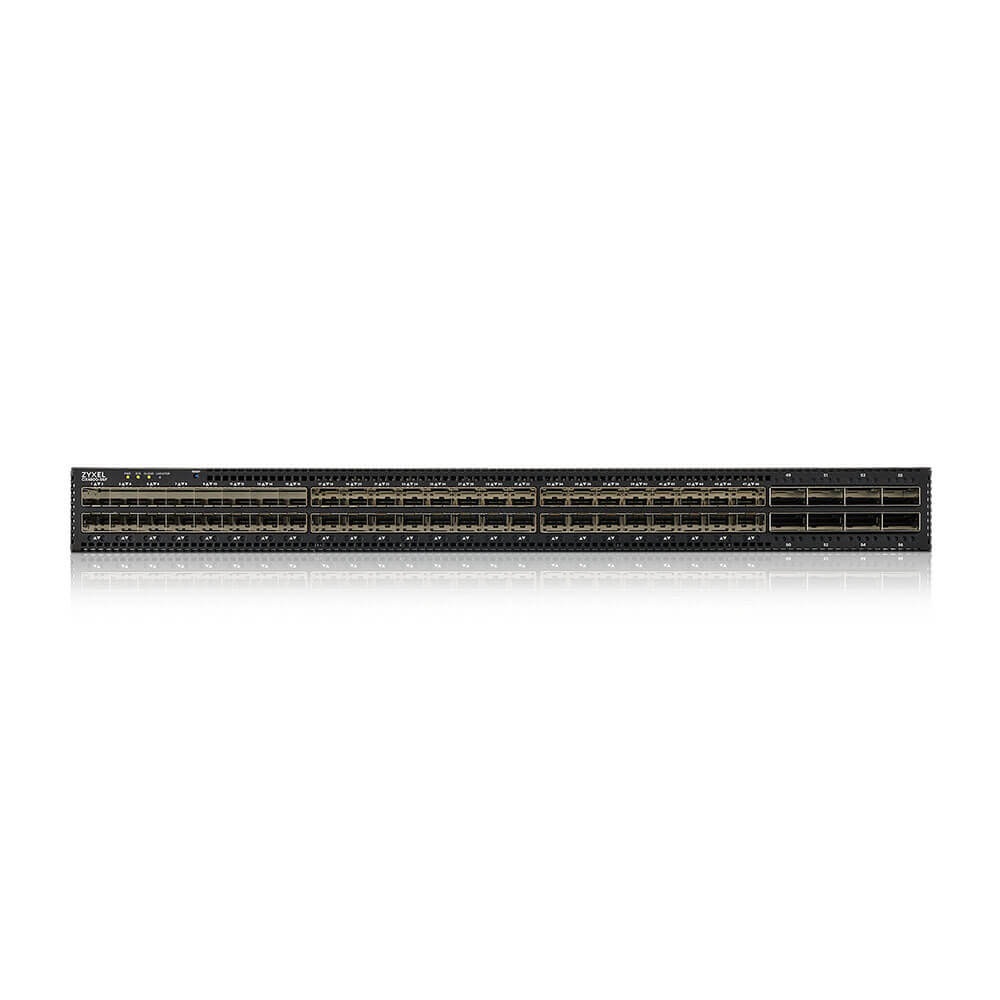 ZyXEL CX4800-56F DC 48x10/25G SFP28 8x100G QSFP28 port 2xDC power supply L3 Aggregation Fiber Switch