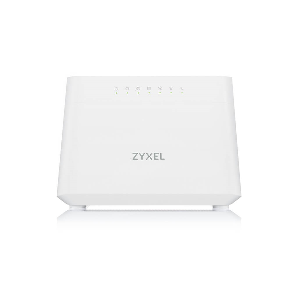 ZyXEL DX3301-T0-EU01V1F WiFi 6 802.11ax AX1800 4xGbE LAN 1xGbE WAN 2xFXS port Dual-Band Wireless VDSL2 IAD Gateway