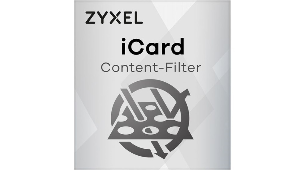 ZyXEL E-iCard 1-year Content Filtering 2.0 License for VPN300